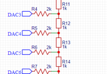 基于R2R电阻网络实现DAC 提供STC代码，目前已测试通过